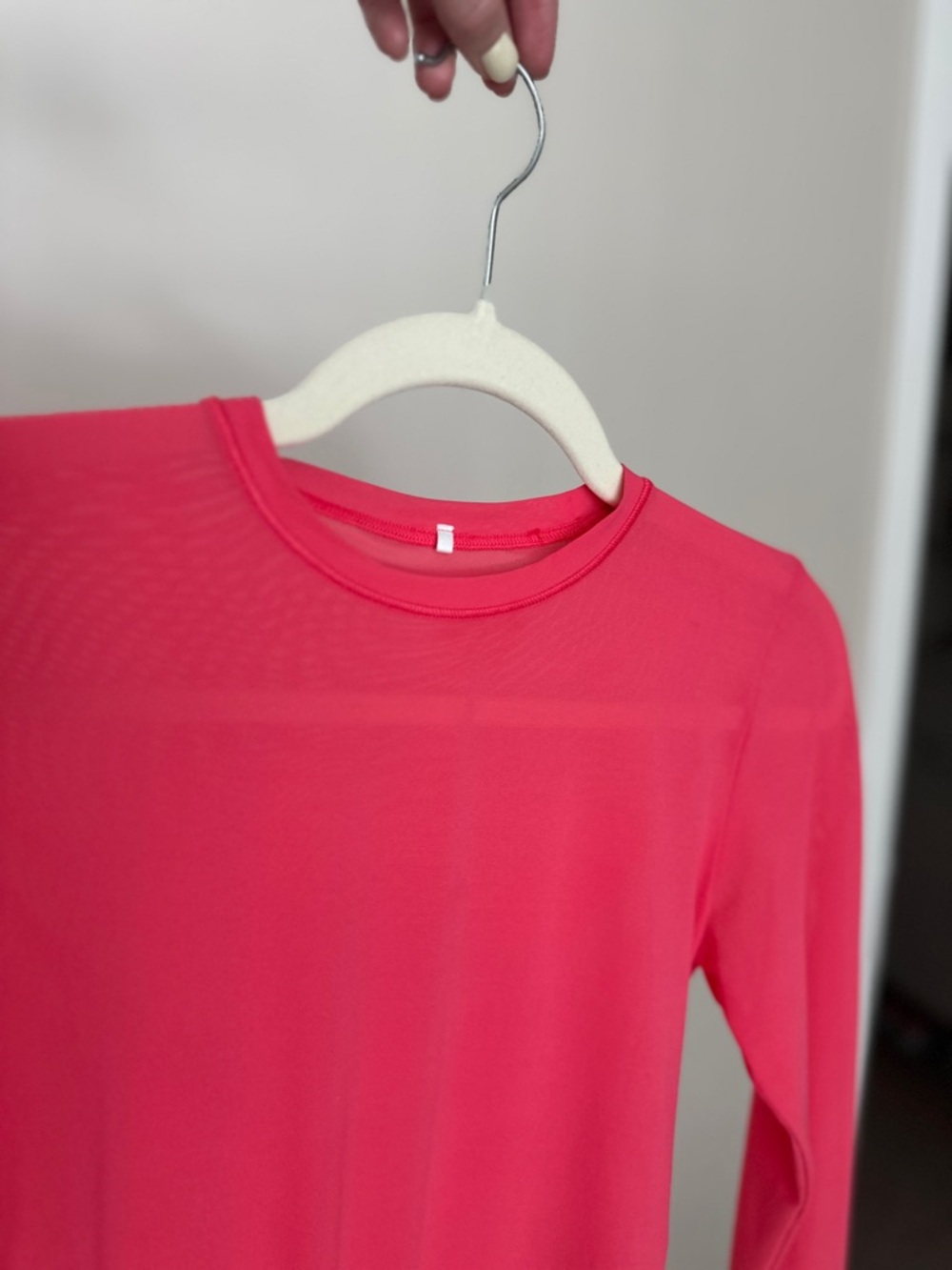 Lululemon Wundermost Nulu Mesh Long-Sleeve Crewneck Bodysuit - Picture 9 of 13
